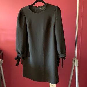 Long sleeve with bows black Banana Republic dress